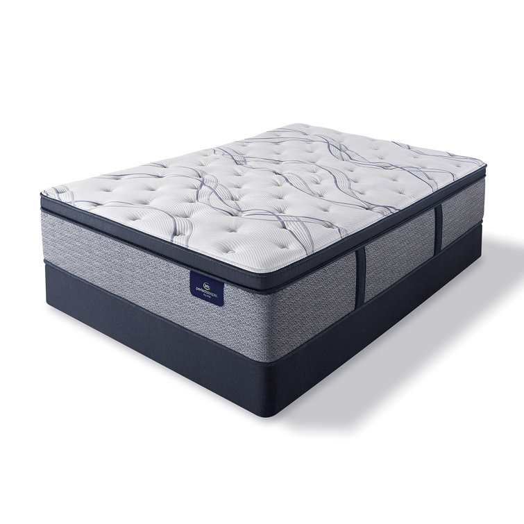 Serta Perfect Sleeper 12" Plush Pillow Top Hybrid Mattress and Box